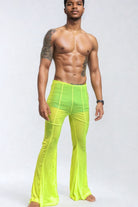 Mens Mesh Stardust Flares | 4 Colors Mens Bottoms SEA DRAGON STUDIO Neon Mesh XSMALL 