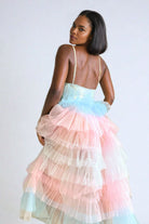 Rainbow Revelry Tulle Bustle Skirt Womens Bottoms SEA DRAGON STUDIO Trans Pastels 