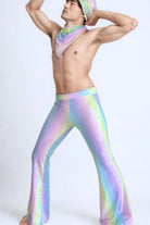 Unicorn Dreams Holographic Flares Mens Bottoms SEA DRAGON STUDIO 