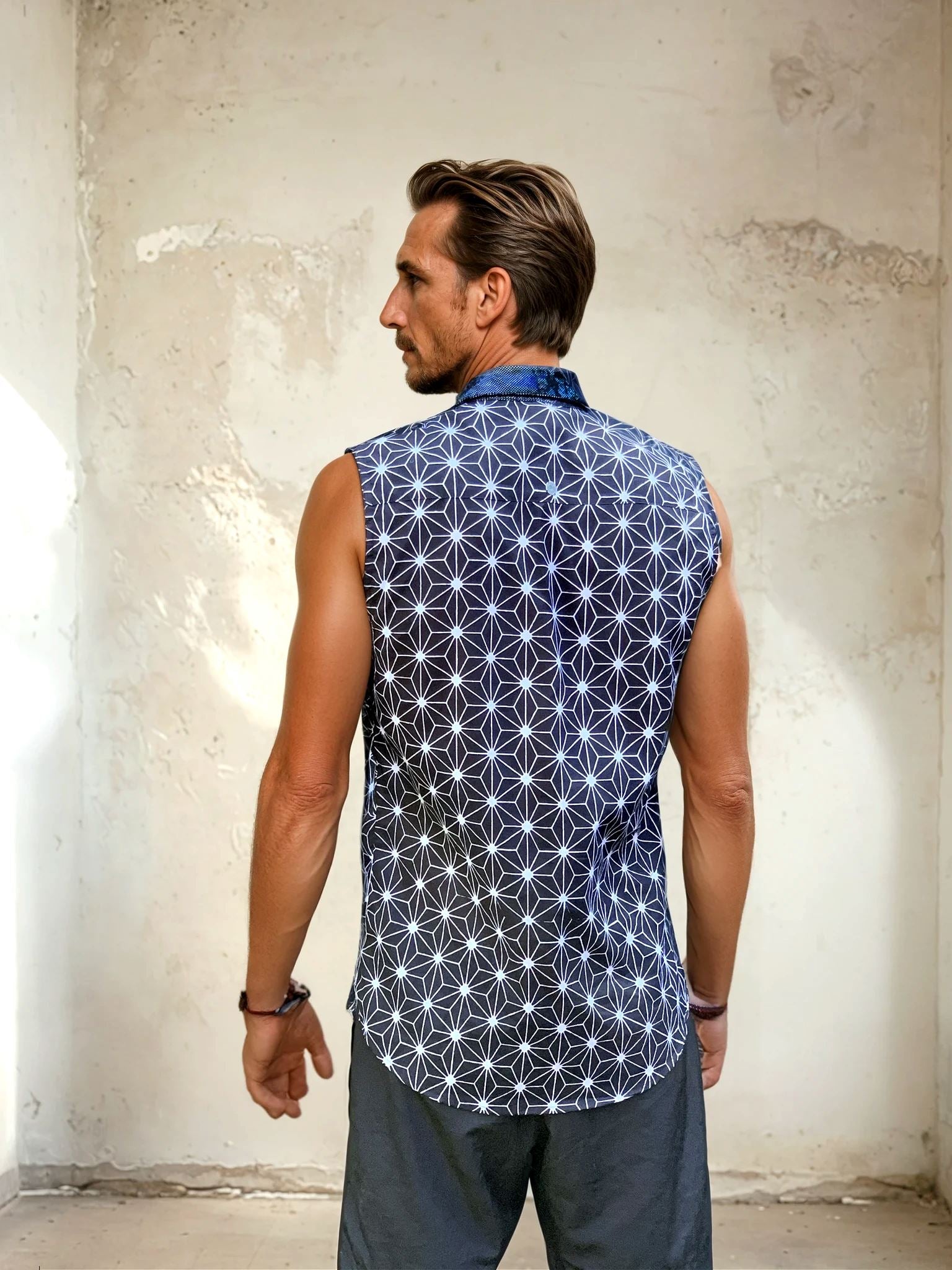 Mens Starburst Shirt Mens Tops SEA DRAGON STUDIO XSMALL 