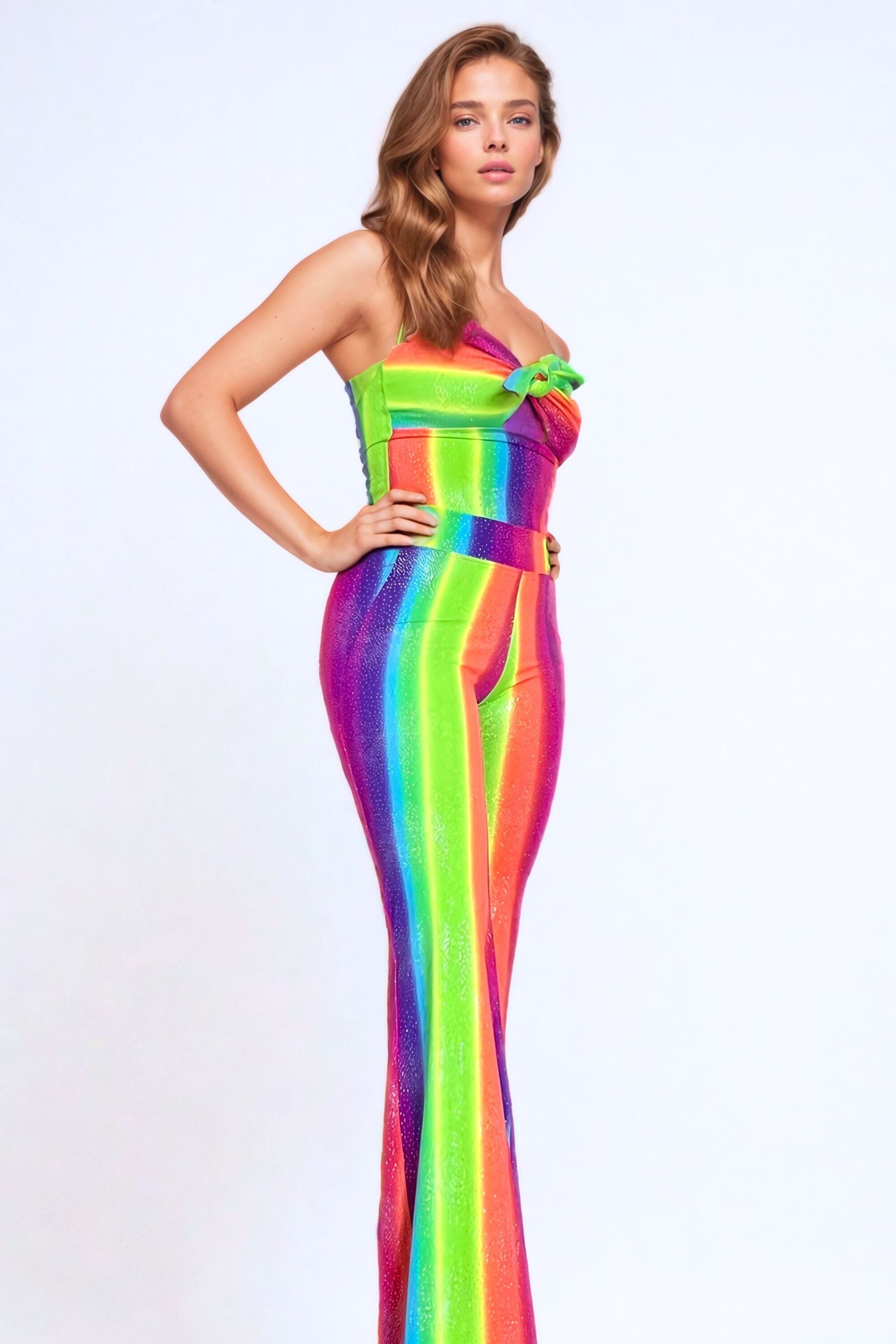 Prism Power Honeydrop Rainbow Bodysuit Womens Bodysuits SEA DRAGON STUDIO 