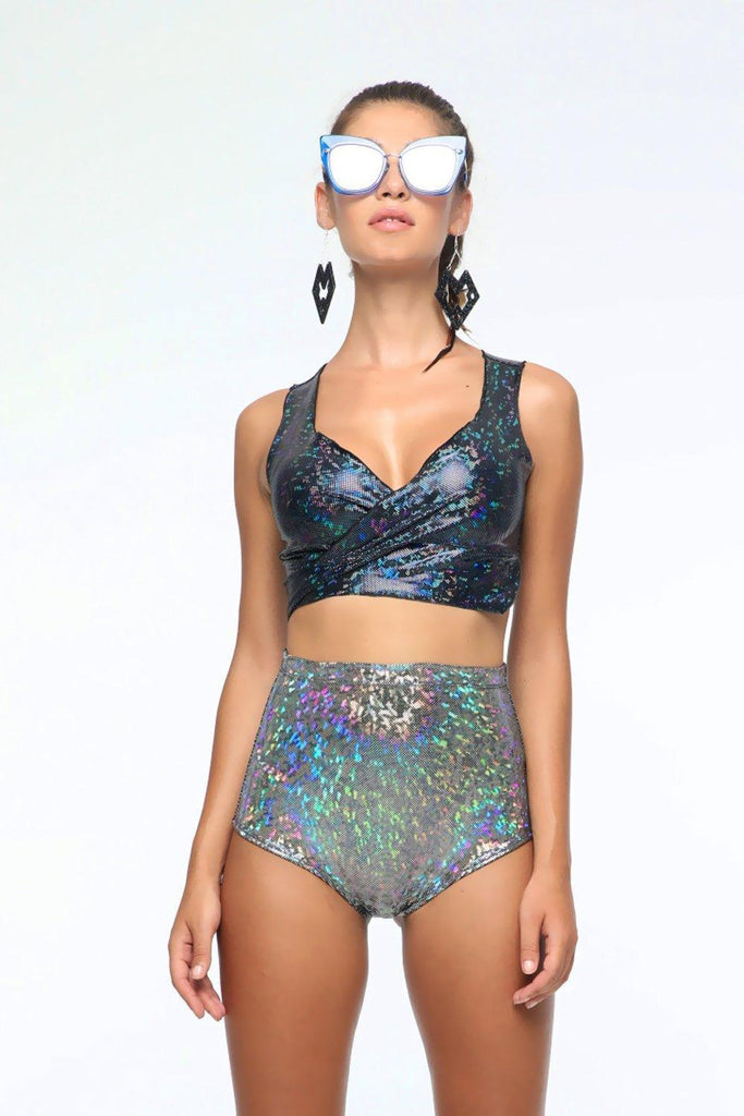 Rave Bottoms, Rave Outfit, Rave Wear, Rave Clothing, Holographic