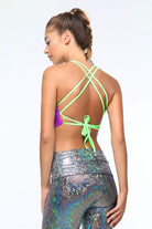 Holographic Halter Top | 13 Colors - Womens Tops