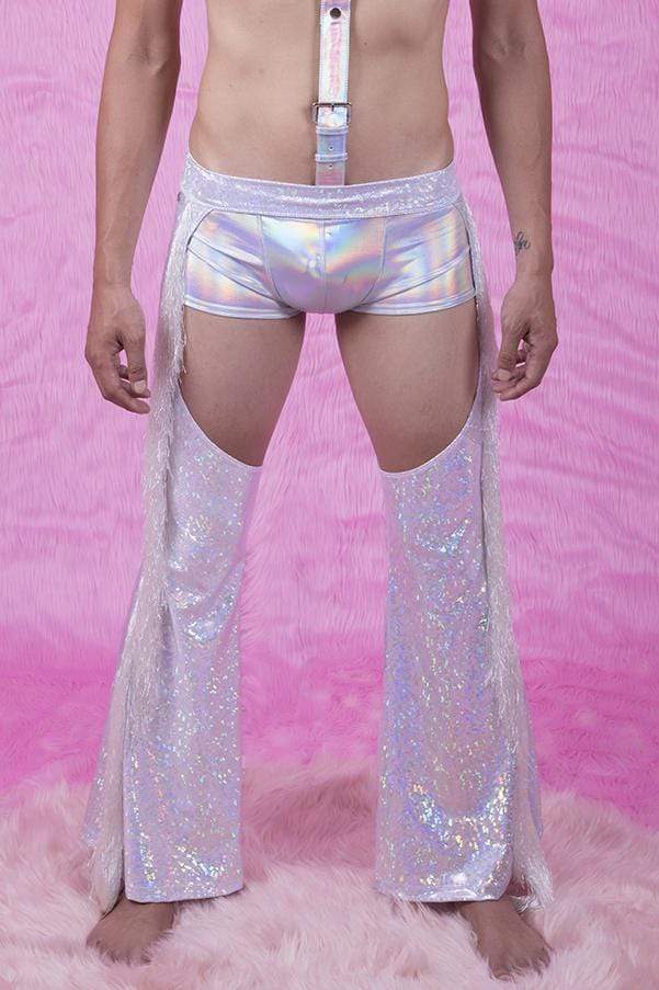 Holographic Chaps Rave Outfits and Accessories – Sea Dragon Studio