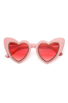 Glamourpus Glitter Heart Sunglasses Eyewear SEA DRAGON STUDIO 