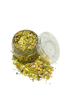 Holographic Gold Mine Face and Body Glitter Gel Glitter Gel Sea Dragon Studio 