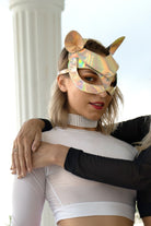 Holographic Cat Mask Headwear Sea Dragon Studio 