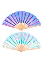 Iridescent Glam XL Hand Fan | 2 Colors Accessories Other Sea Dragon Studio 