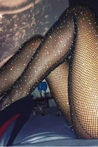 Iridescent Diamond Studded Gem Fishnets | 2 Colors Accessories Other SEA DRAGON STUDIO 